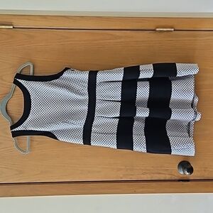 Black and White dotted Dress